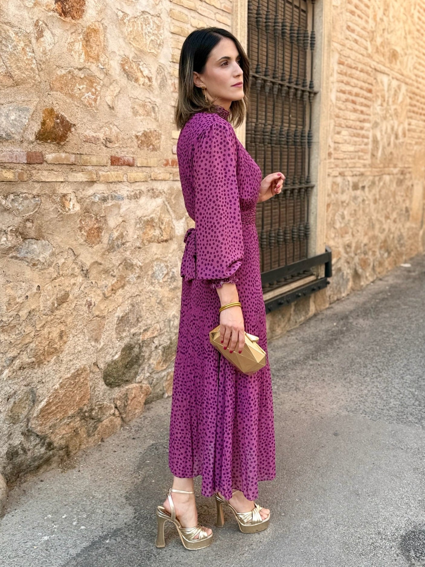 Abito Midi in Chiffon | Magnolia