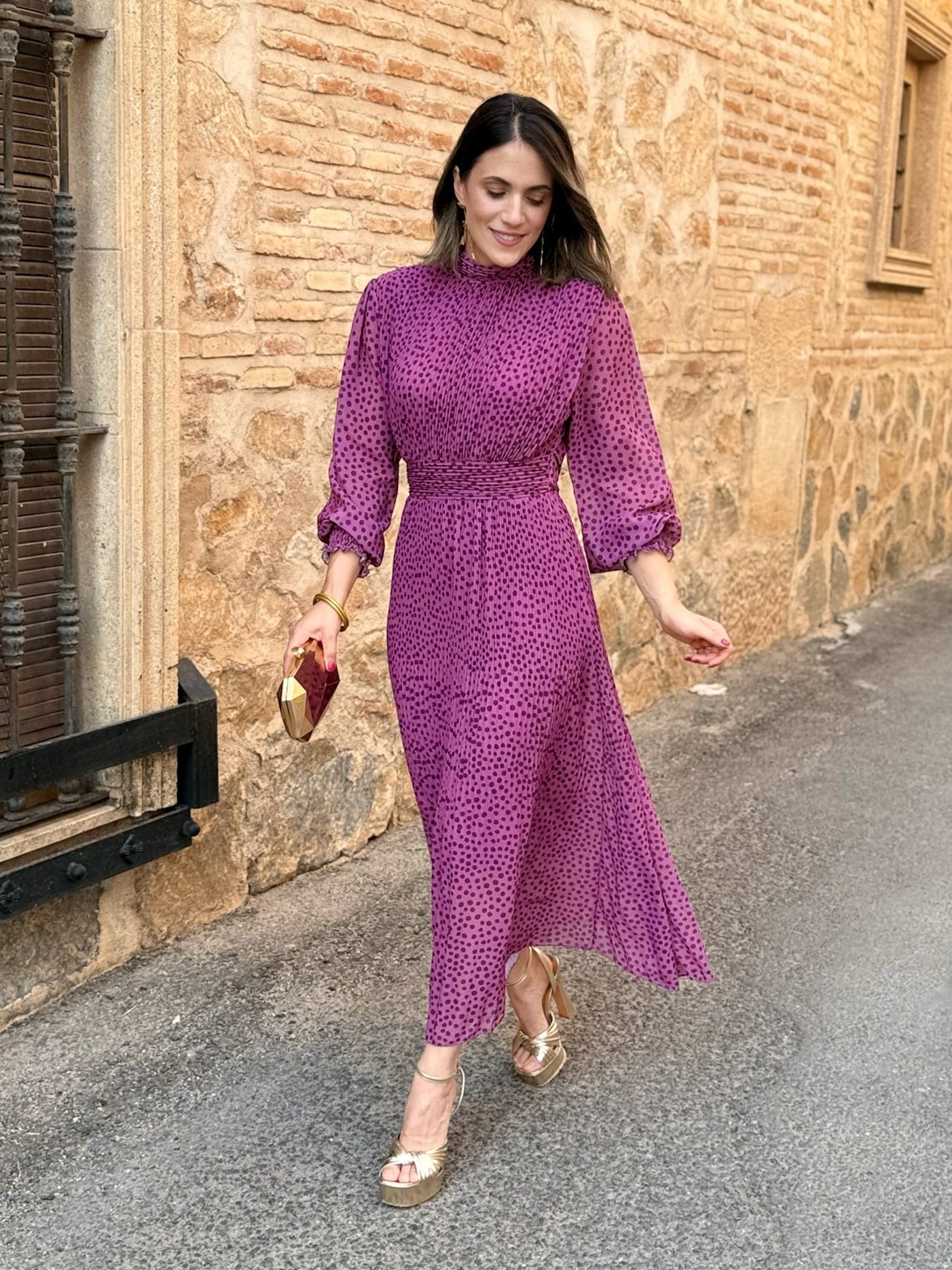 Abito Midi in Chiffon | Magnolia