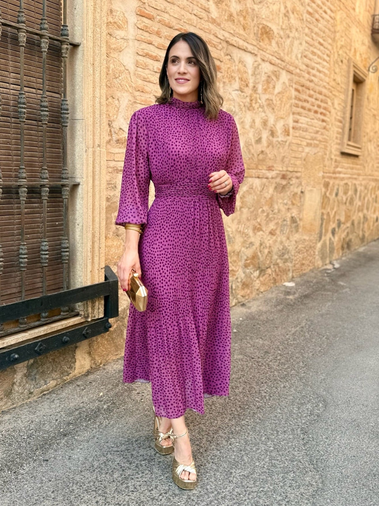 Abito Midi in Chiffon | Magnolia