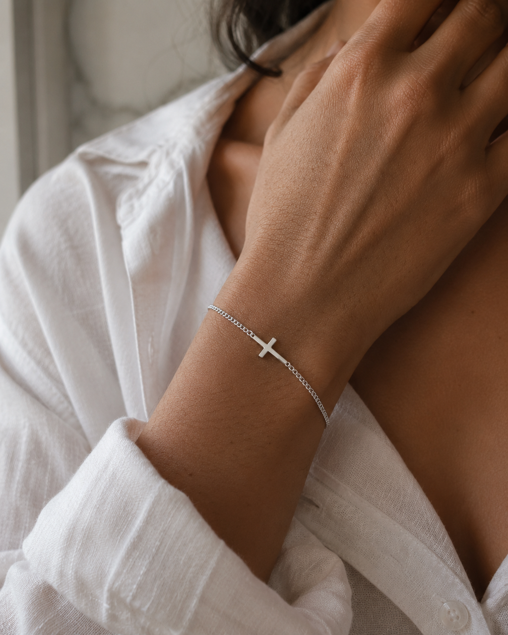 PULSERA CRUZ ETERNA