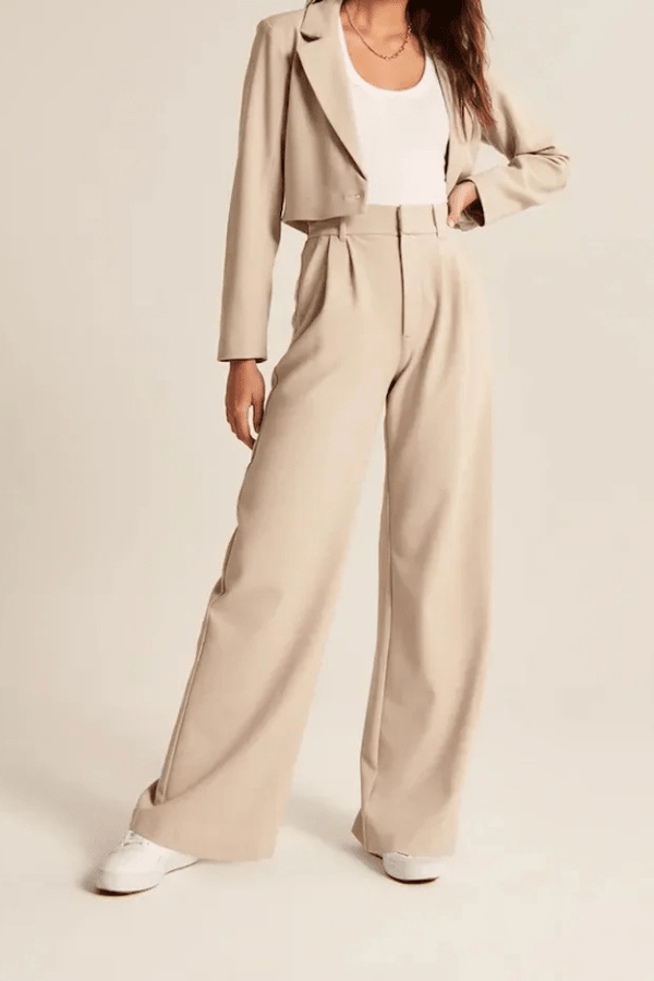 Aerelle | Pantalón de vestir de pierna ancha - vittoria stile