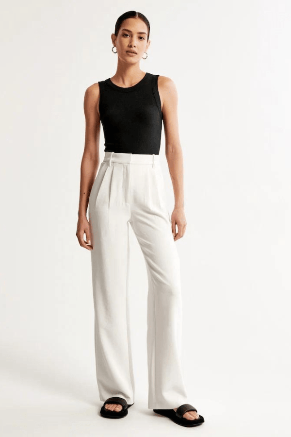 Aerelle | Pantalón de vestir de pierna ancha - vittoria stile