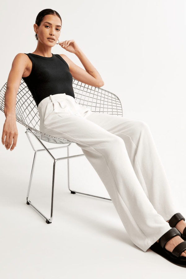 Aerelle | Pantalón de vestir de pierna ancha - vittoria stile