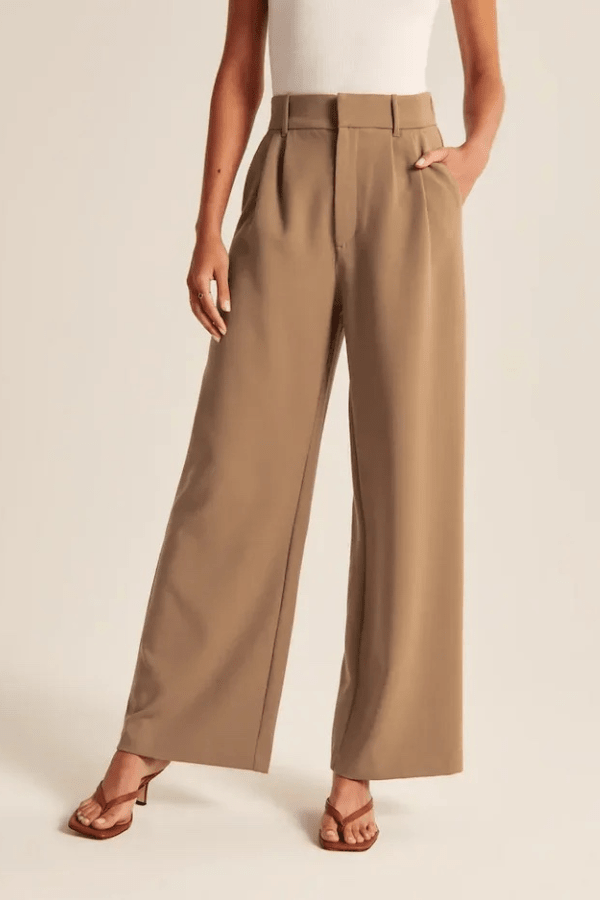 Aerelle | Pantalón de vestir de pierna ancha - vittoria stile