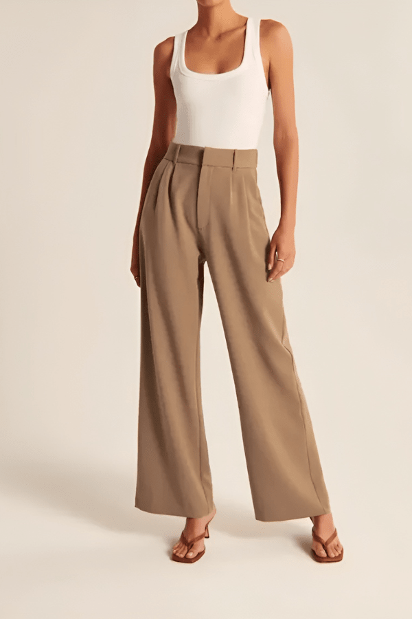 Aerelle | Pantalón de vestir de pierna ancha - vittoria stile