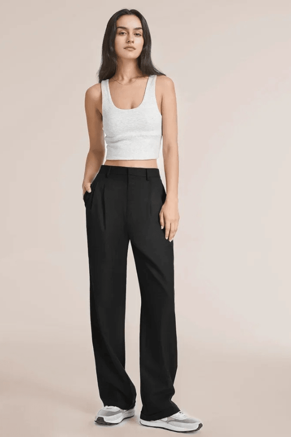 Aerelle | Pantalón de vestir de pierna ancha - vittoria stile