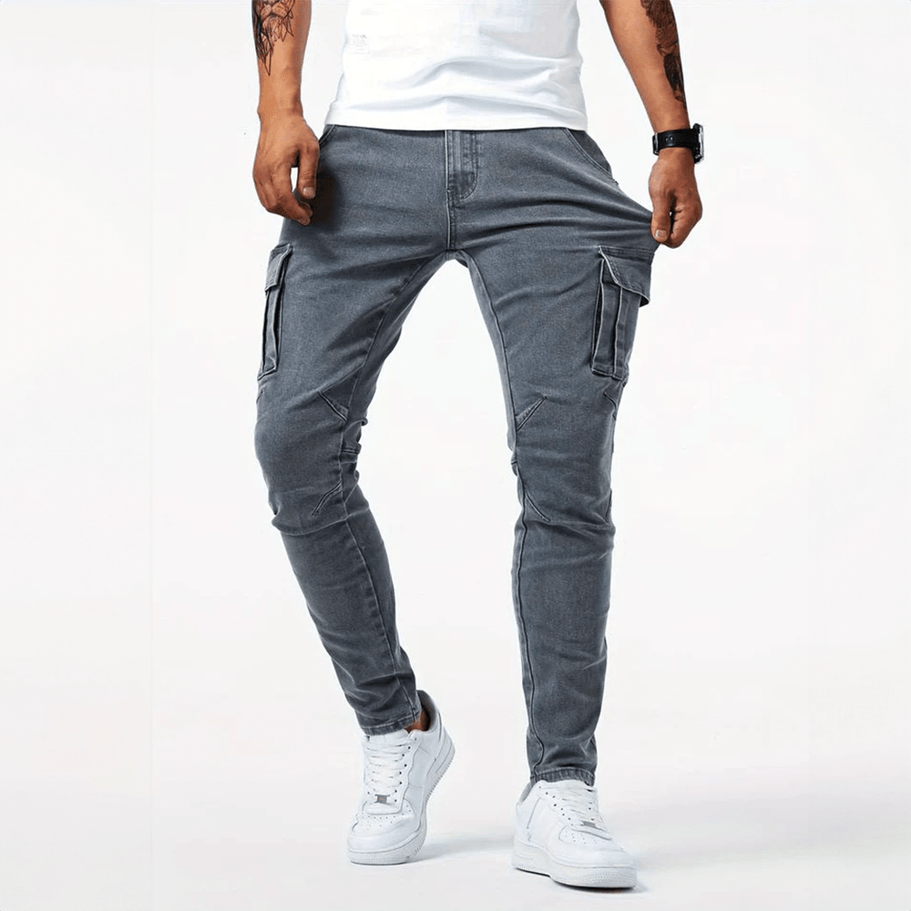 Alex | Jeans cargo elásticos - vittoria stile