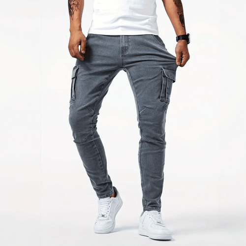 Alex | Jeans cargo elásticos - vittoria stile