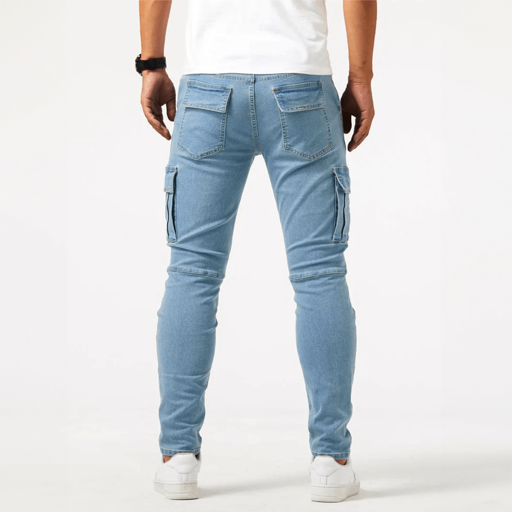 Alex | Jeans cargo elásticos - vittoria stile