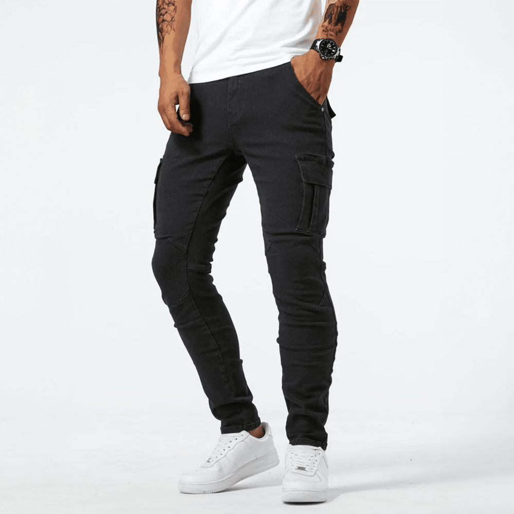 Alex | Jeans cargo elásticos - vittoria stile