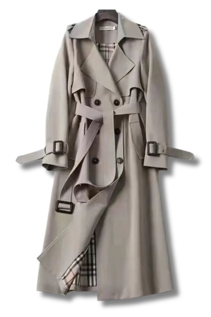 Alina | Gabardina Elegante Otoñal - vittoria stile