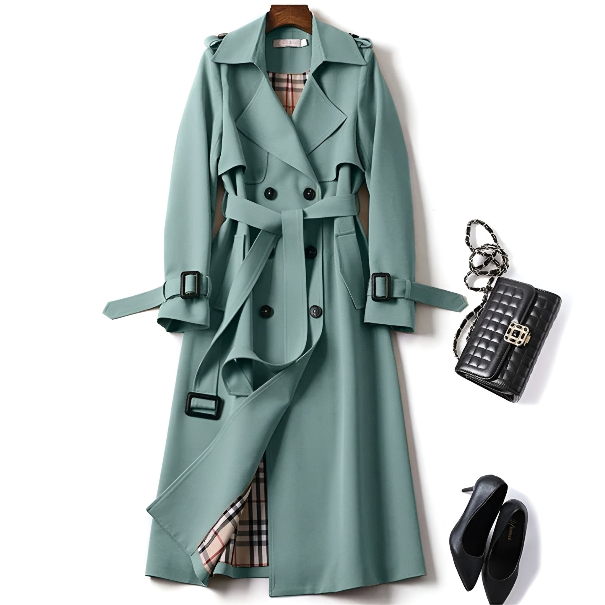 Alina | Gabardina Elegante Otoñal - vittoria stile