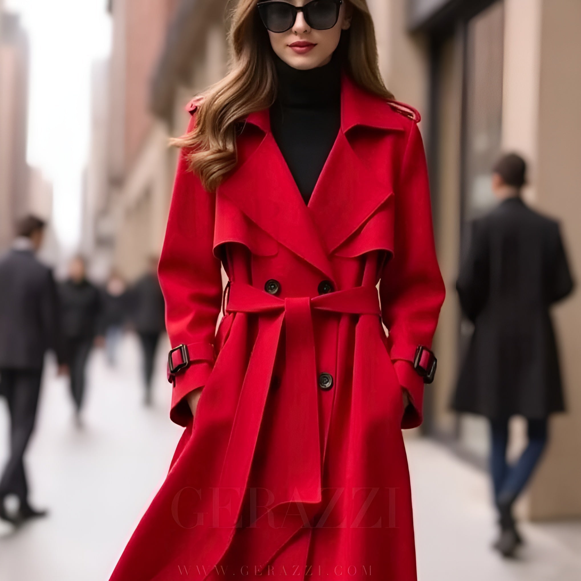 Alina | Gabardina Elegante Otoñal - vittoria stile
