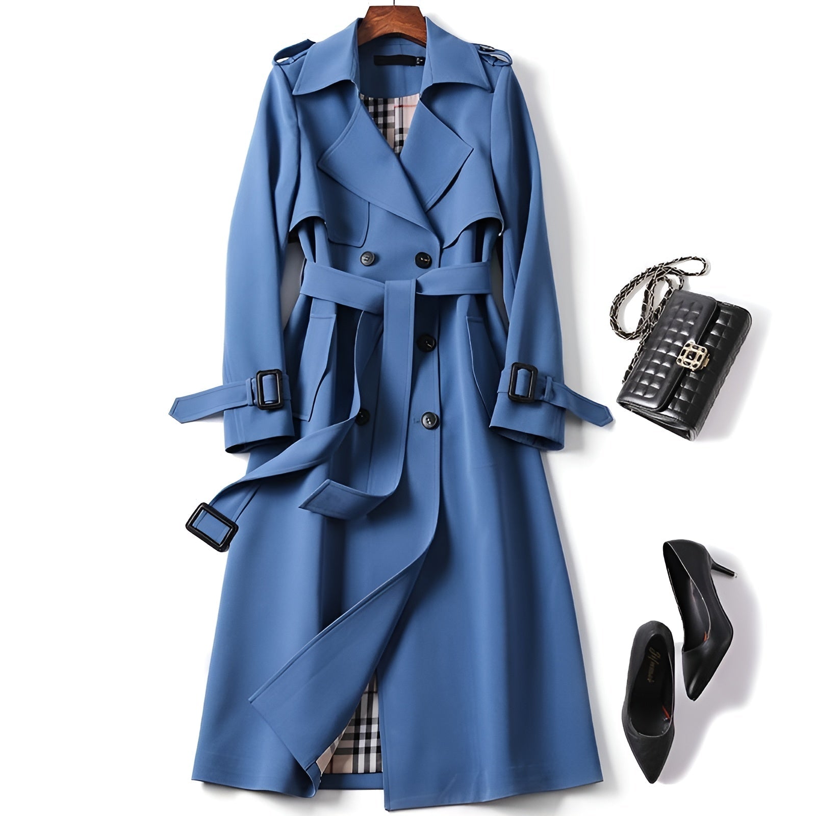 Alina | Gabardina Elegante Otoñal - vittoria stile