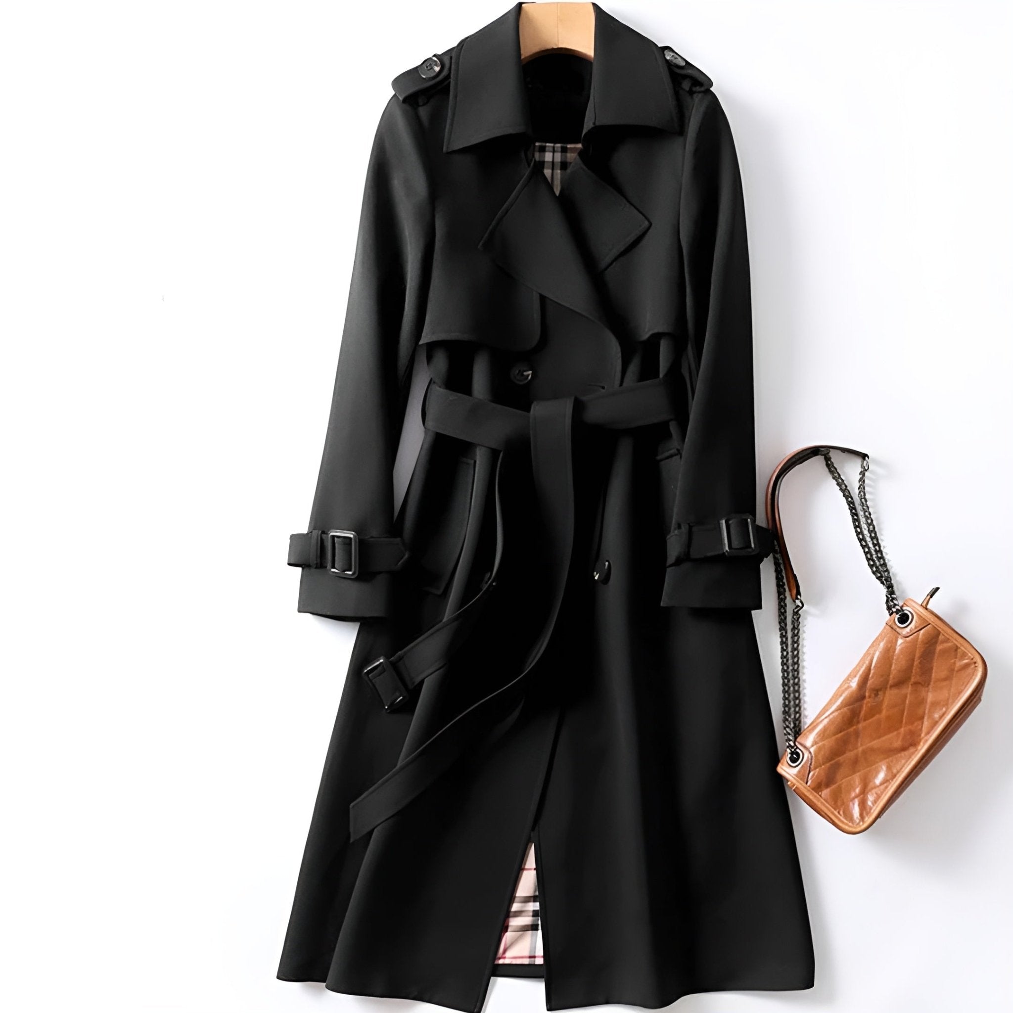 Alina | Gabardina Elegante Otoñal - vittoria stile