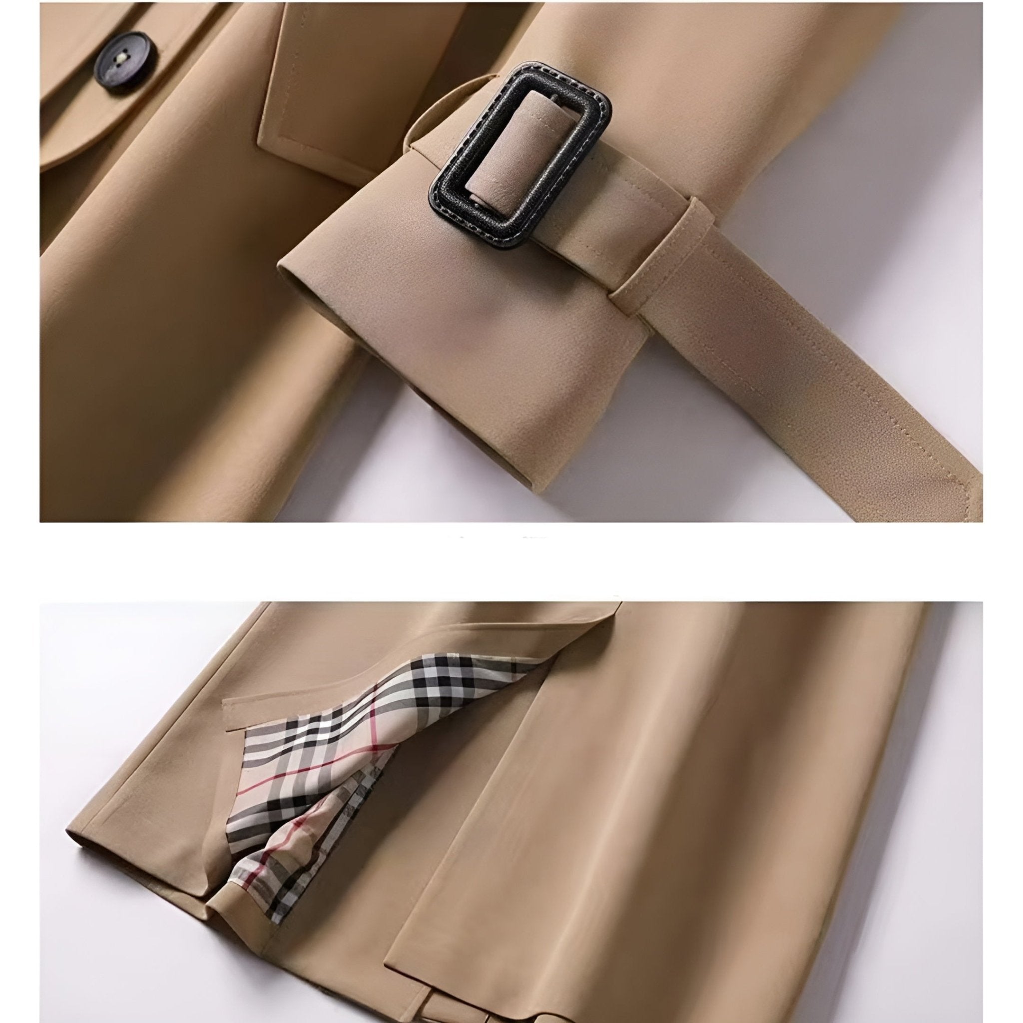 Alina | Gabardina Elegante Otoñal - vittoria stile