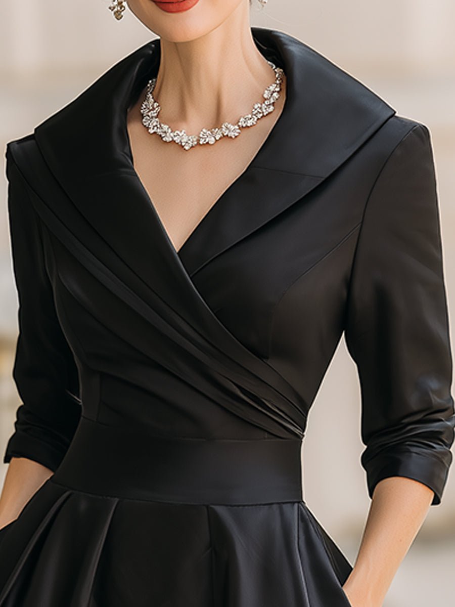 ALINA™|ABITO MIDI ELEGANTE - vittoria stile