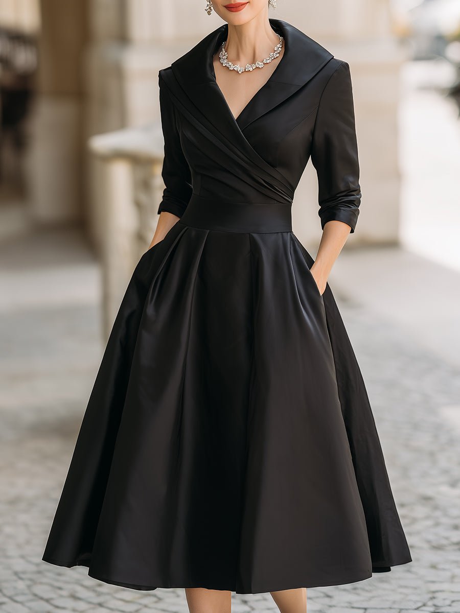 ALINA™|ABITO MIDI ELEGANTE - vittoria stile