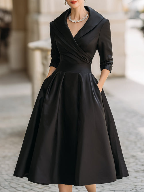 ALINA™|ABITO MIDI ELEGANTE - vittoria stile