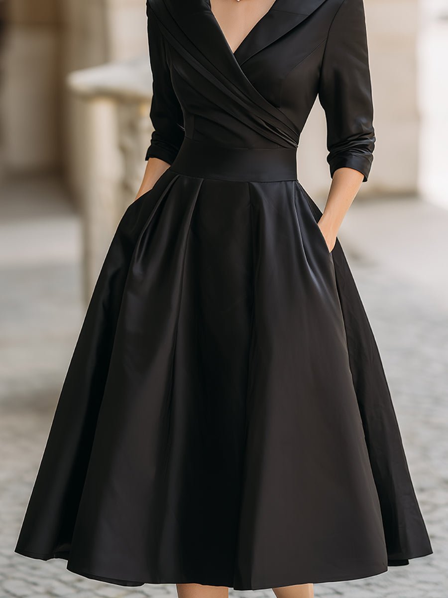 ALINA™|ABITO MIDI ELEGANTE - vittoria stile