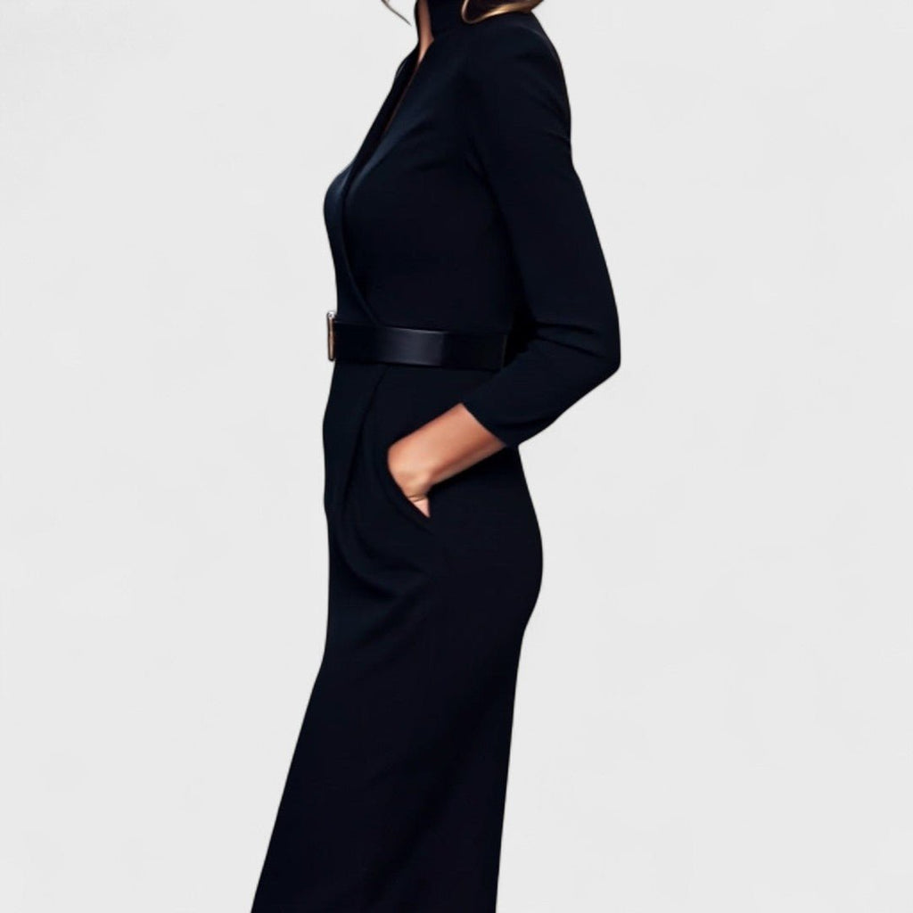 ALVA™ | Vestido Elegante con Cinturón - vittoria stile