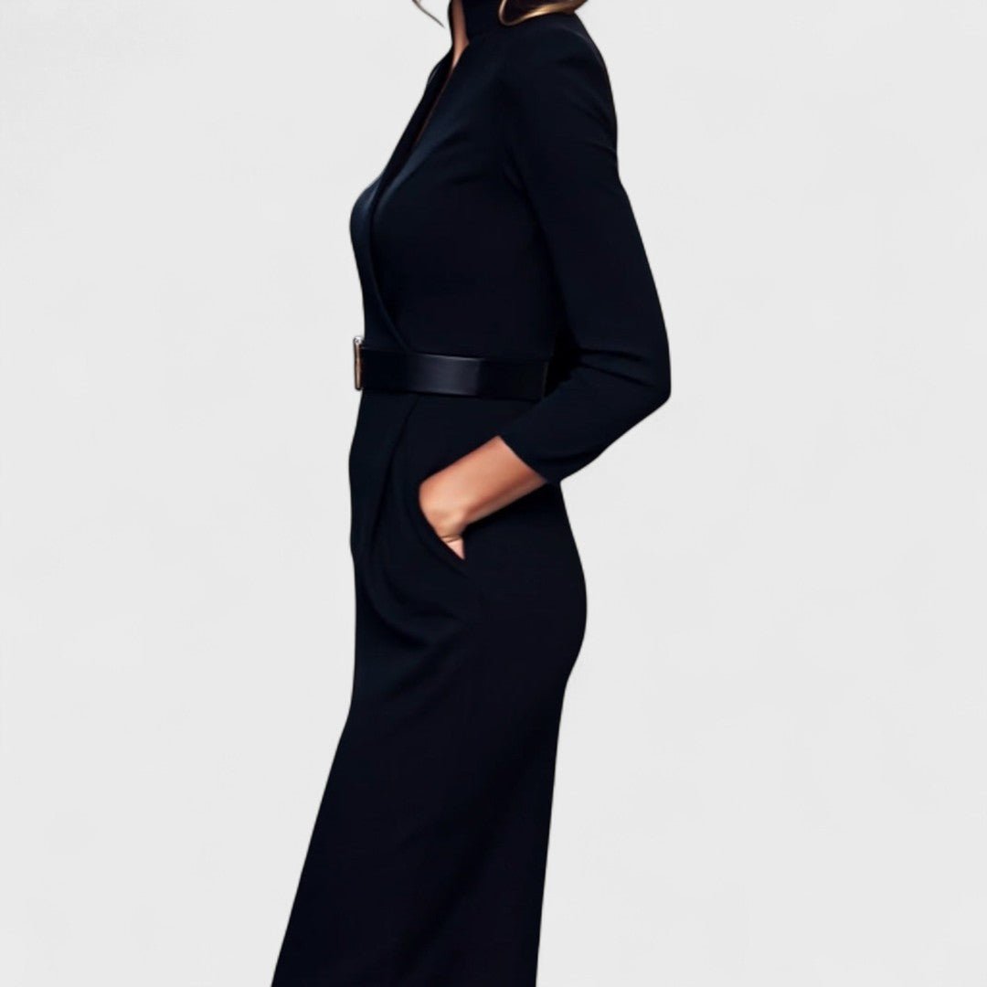 ALVA™ | Vestido Elegante con Cinturón - vittoria stile