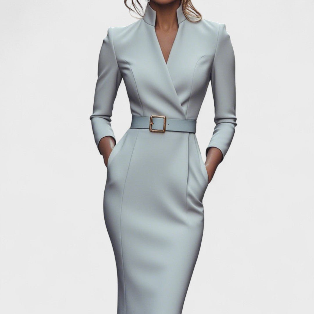 ALVA™ | Vestido Elegante con Cinturón - vittoria stile