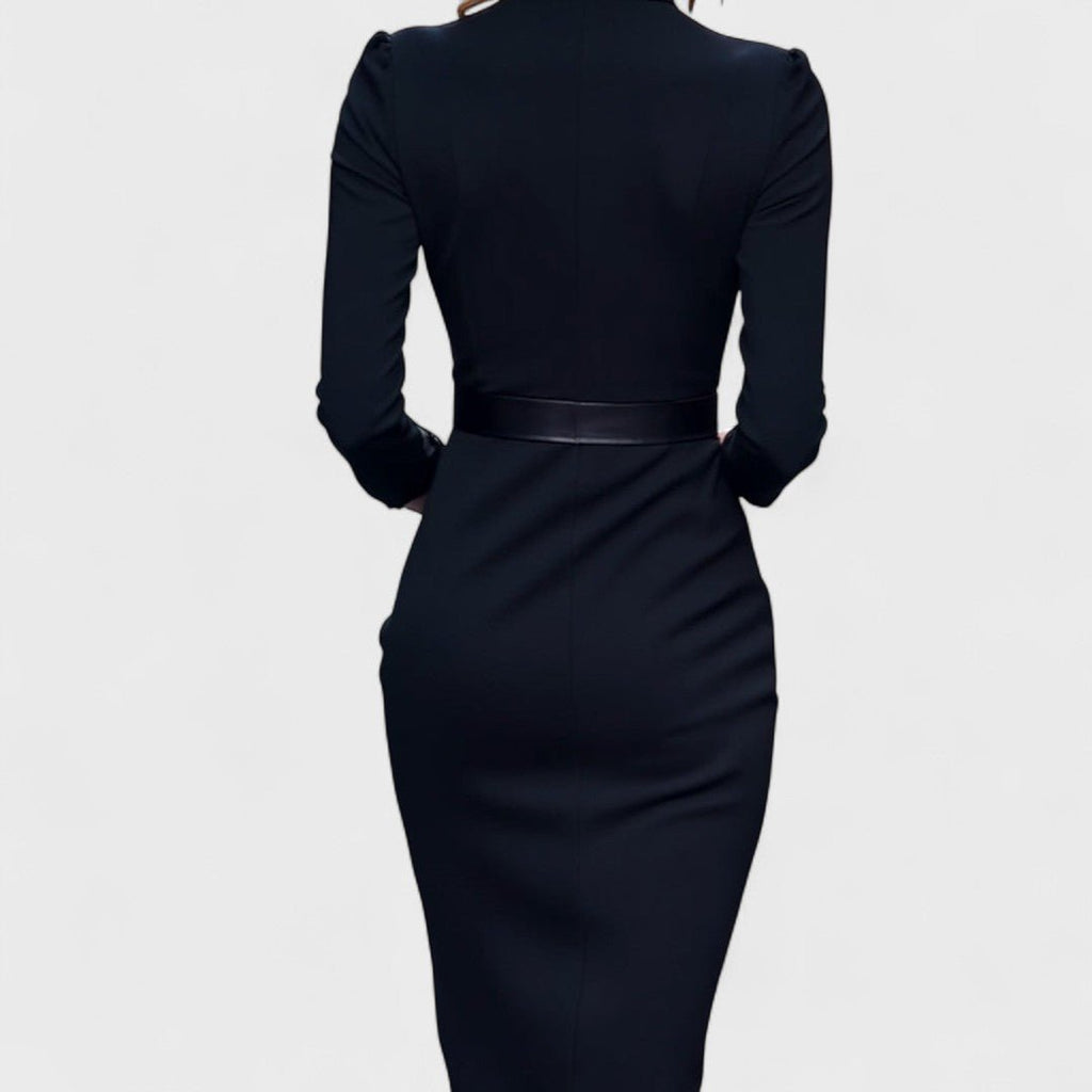 ALVA™ | Vestido Elegante con Cinturón - vittoria stile