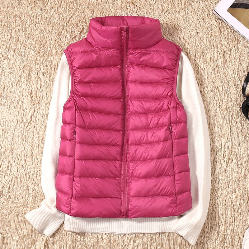 Amira™ | Chaleco ligero de plumas con diseño plisado - vittoria stile
