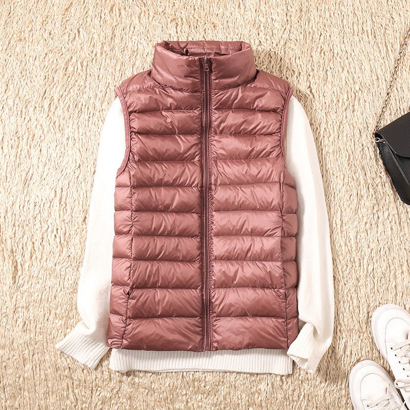 Amira™ | Chaleco ligero de plumas con diseño plisado - vittoria stile