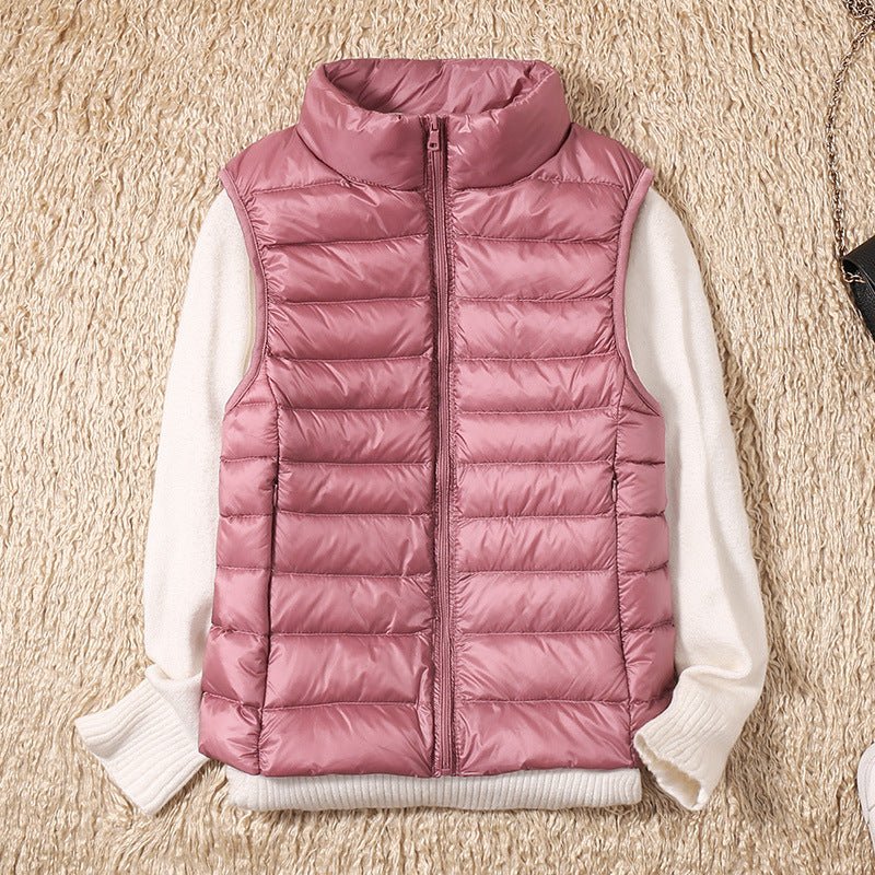 Amira™ | Chaleco ligero de plumas con diseño plisado - vittoria stile