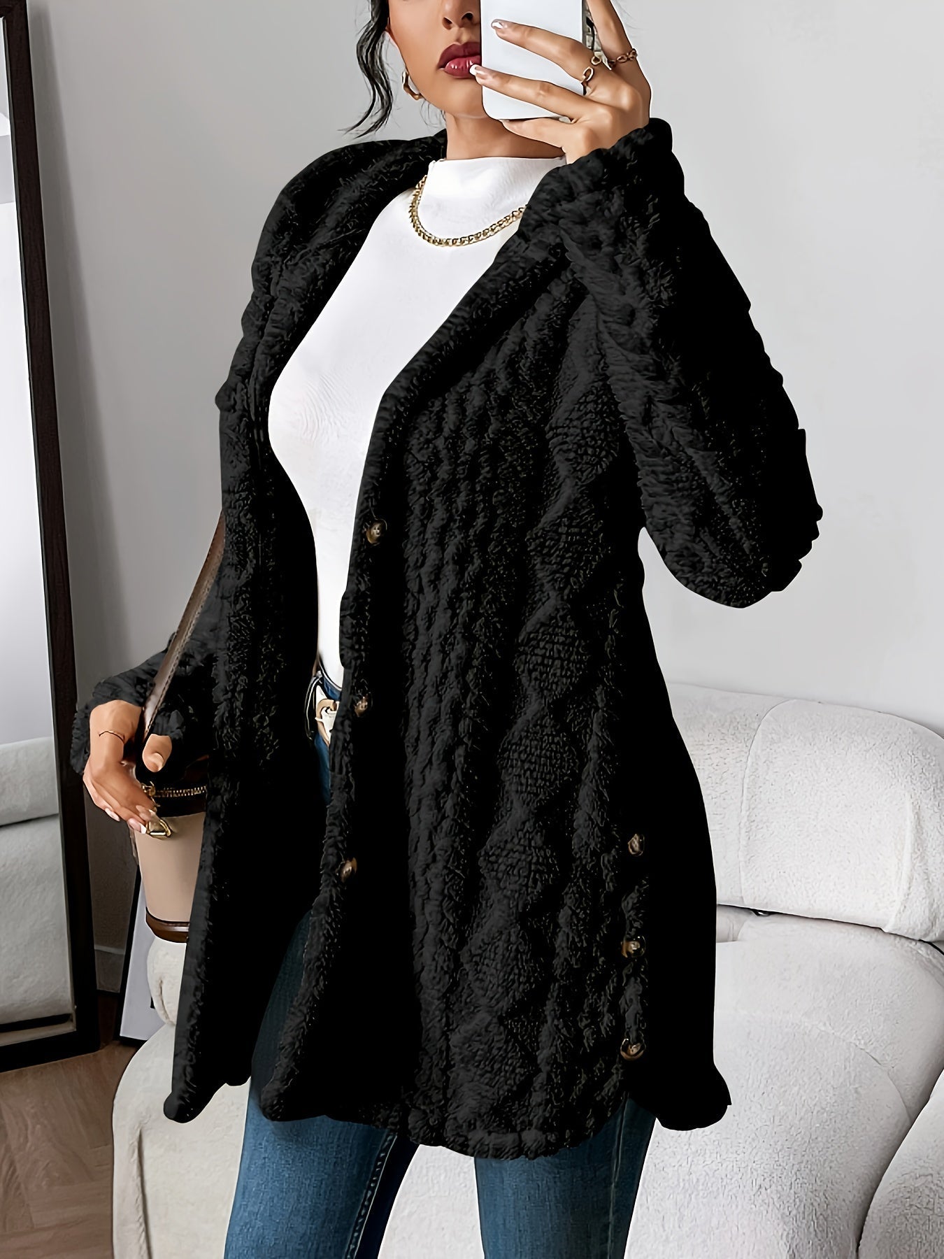 ANGELICA™|CARDIGAN CON CAPPUCCIO - vittoria stile