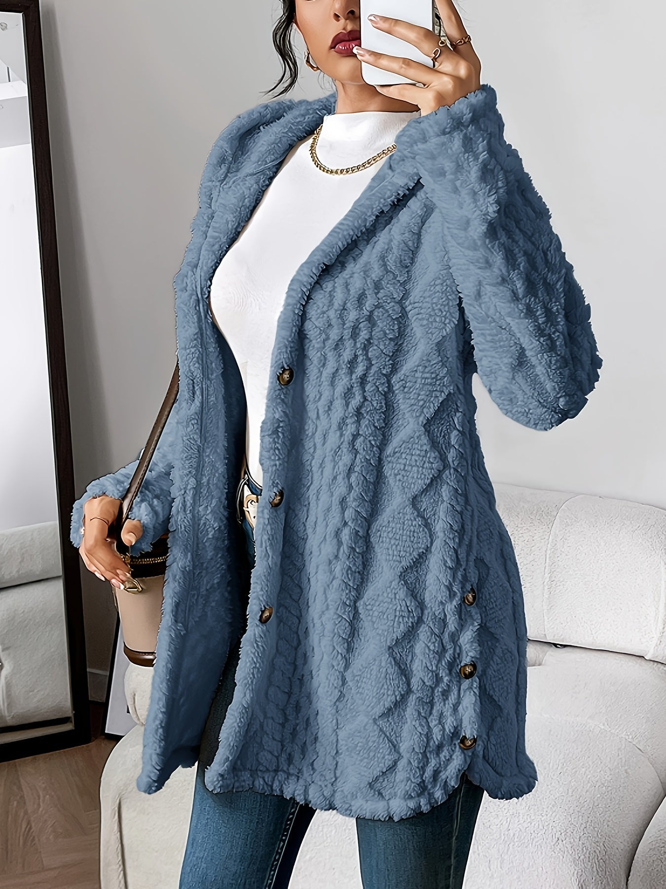 ANGELICA™|CARDIGAN CON CAPPUCCIO - vittoria stile