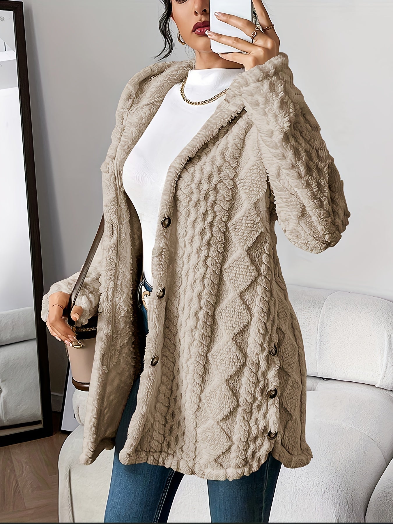 ANGELICA™|CARDIGAN CON CAPPUCCIO - vittoria stile