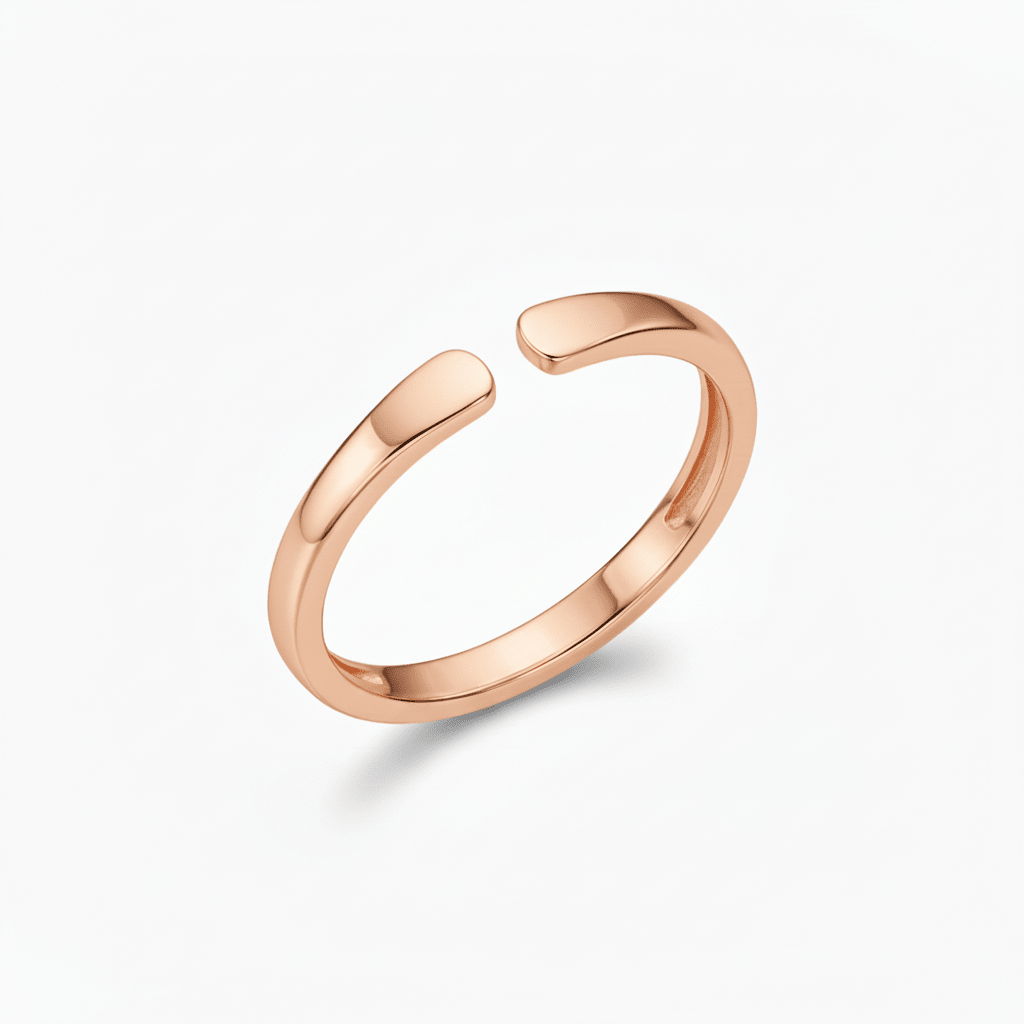 Anillo ajustable con inicial - vittoria stile