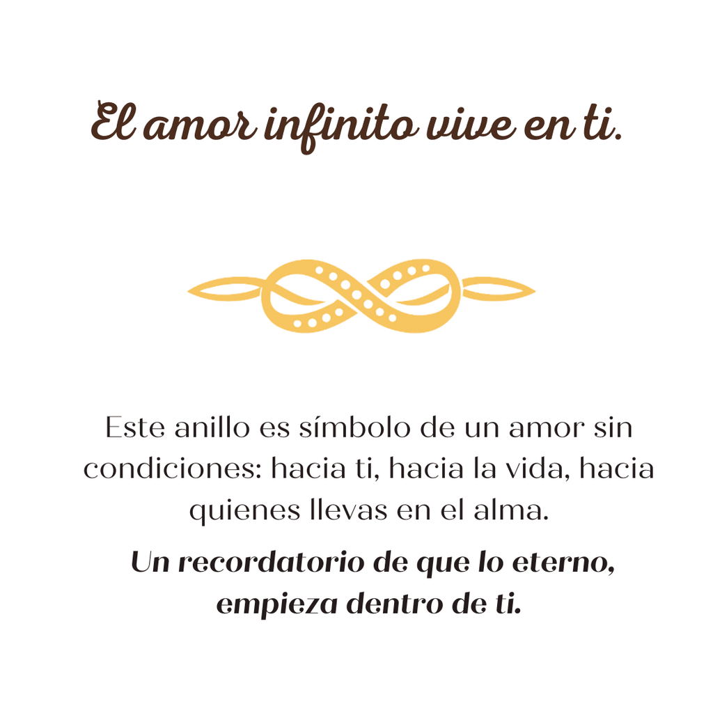 Anillo Amor Infinito - vittoria stile