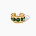 Anillo Amuleto - Moldavita - vittoria stile