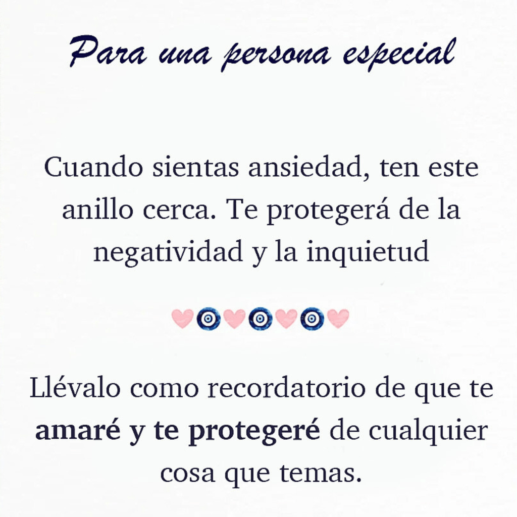 Anillo Amuleto - Protección Personal - vittoria stile
