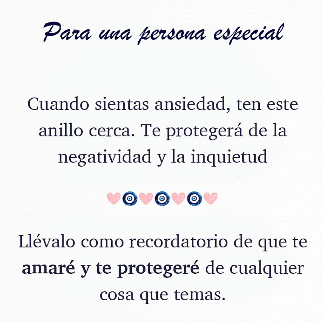 Anillo Amuleto - Protección Personal - vittoria stile