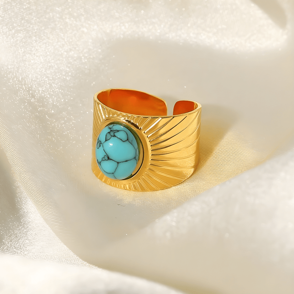 Anillo Amuleto - Turquesa - vittoria stile