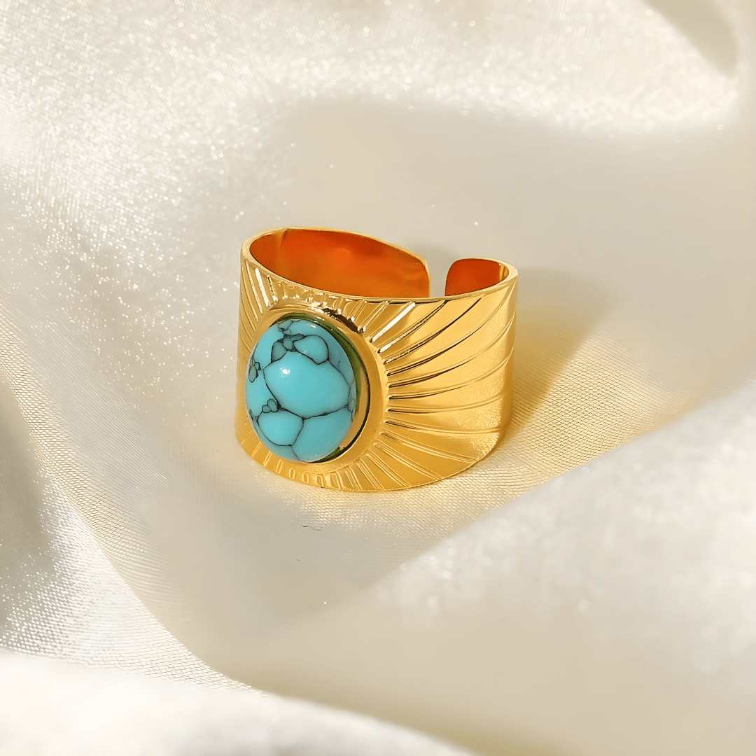 Anillo Amuleto - Turquesa - vittoria stile