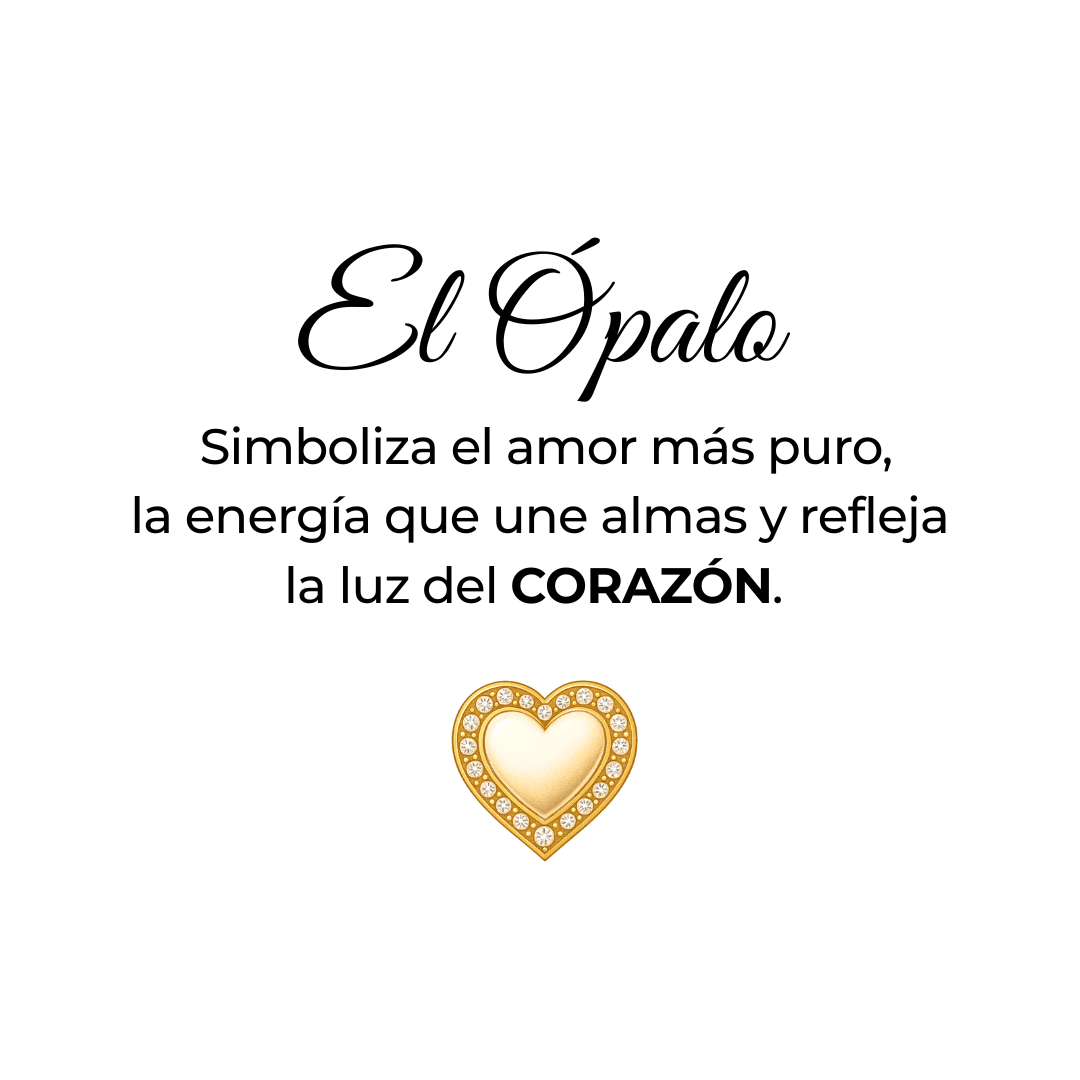 Anillo Corazón Ópalo - vittoria stile