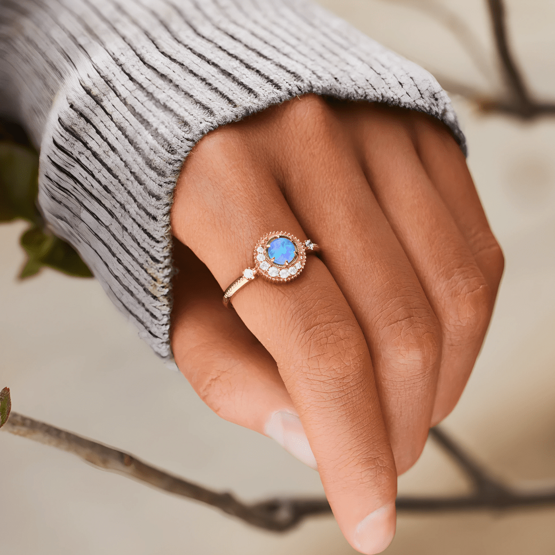 Anillo Piedra Lunar - vittoria stile