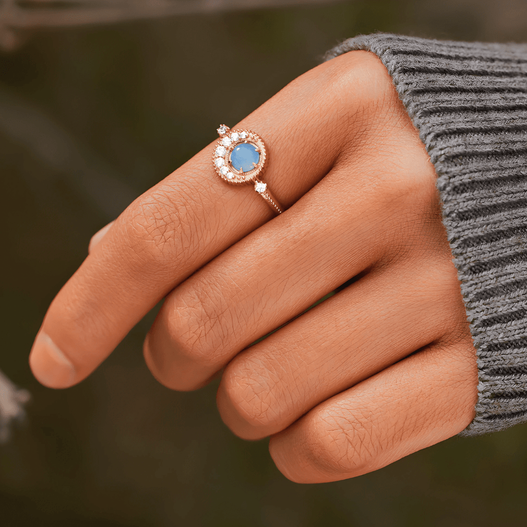 Anillo Piedra Lunar - vittoria stile