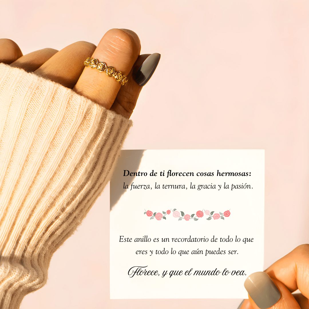 Anillo Rosedal - vittoria stile