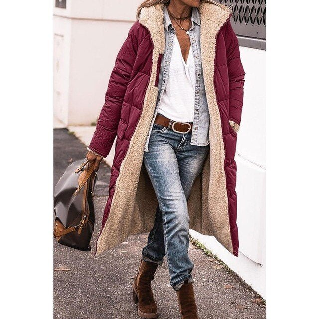 Ariella | Abrigo Sherpa Largo - vittoria stile