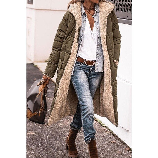 Ariella | Abrigo Sherpa Largo - vittoria stile