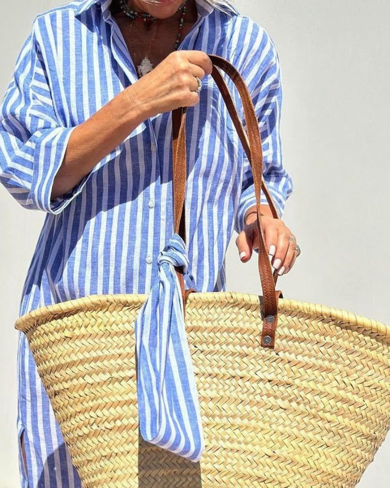 ARIELLA| Camisa Elegante con Rayas - vittoria stile
