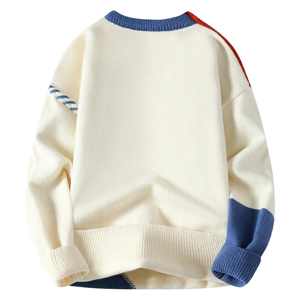 Aron™ - Patchwork - Pullover - vittoria stile