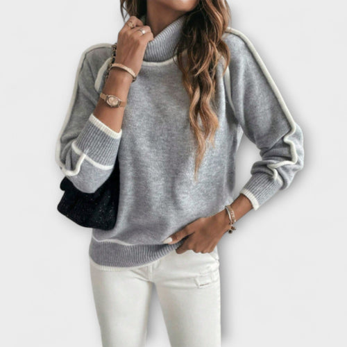 Aurora - Suéter de cuello alto casual - vittoria stile